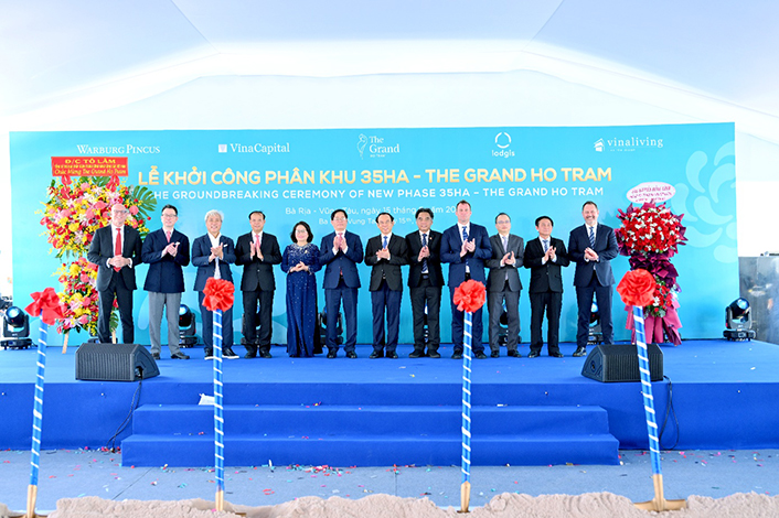 The Grand Ho Tram tổ chức lễ khởi công phân khu mới 35ha - Ảnh 1