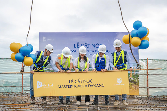 Cất nóc dự án Masteri Rivera Danang - Ảnh 2 Cất nóc dự án Masteri Rivera Danang - Ảnh 2