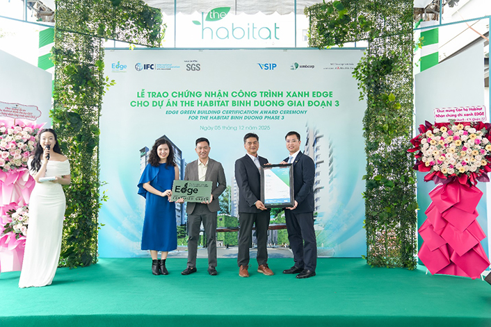 The Habitat Binh Duong giai đoạn 3 đạt chứng nhận EDGE - Ảnh 3 The Habitat Binh Duong giai đoạn 3 đạt chứng nhận EDGE - Ảnh 3