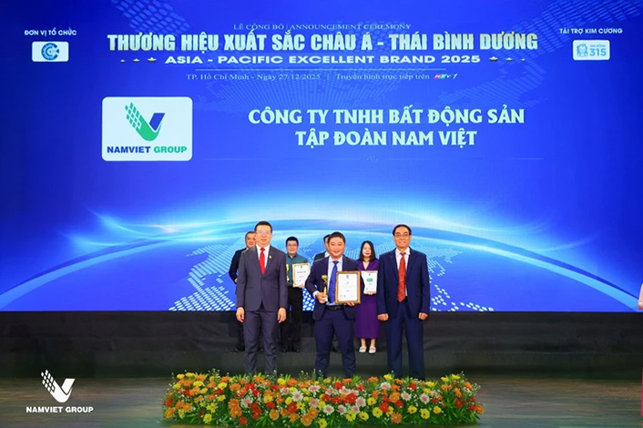 Nam Việt Group đạt Top 10 Nhà môi giới Bất động sản Xuất sắc 2025 - Ảnh 1
