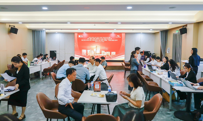 Người mua căn hộ The Win City được ký hợp đồng mua bán - Ảnh 1 Người mua căn hộ The Win City được ký hợp đồng mua bán - Ảnh 1