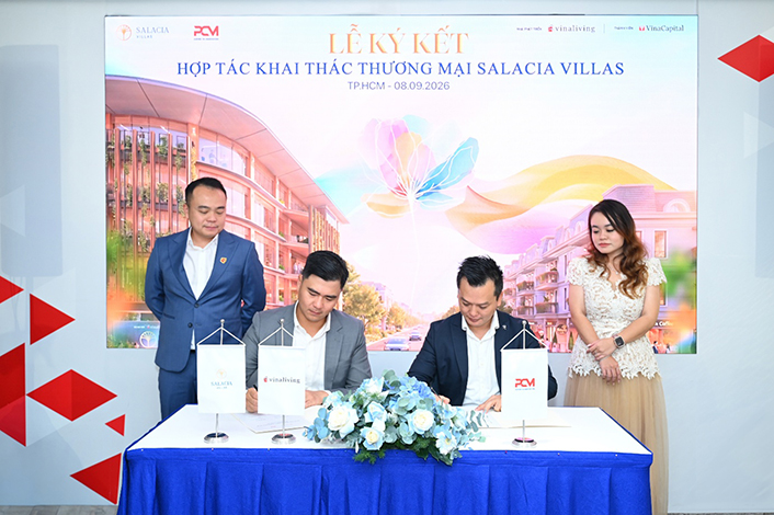 VinaLiving ký kết hợp tác với PCM, đưa loạt thương hiệu đến Salacia Villas - Ảnh 1 VinaLiving ký kết hợp tác với PCM, đưa loạt thương hiệu đến Salacia Villas - Ảnh 1
