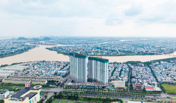 Cất nóc dự án Masteri Rivera Danang
