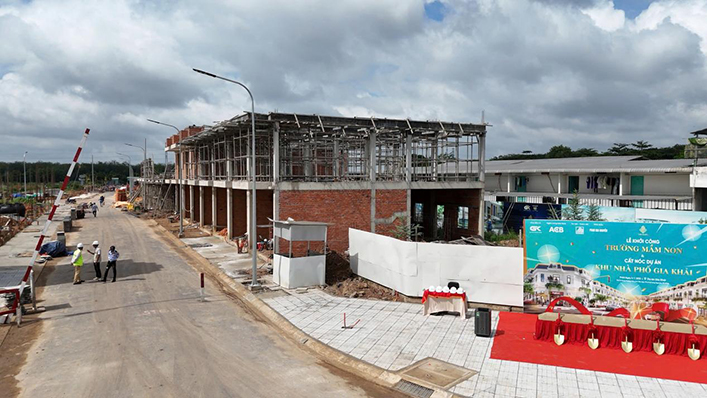 Dự án Gia Khải chính thức cất nóc và khởi công trường mầm non nội khu - Ảnh 2 Dự án Gia Khải chính thức cất nóc và khởi công trường mầm non nội khu - Ảnh 2