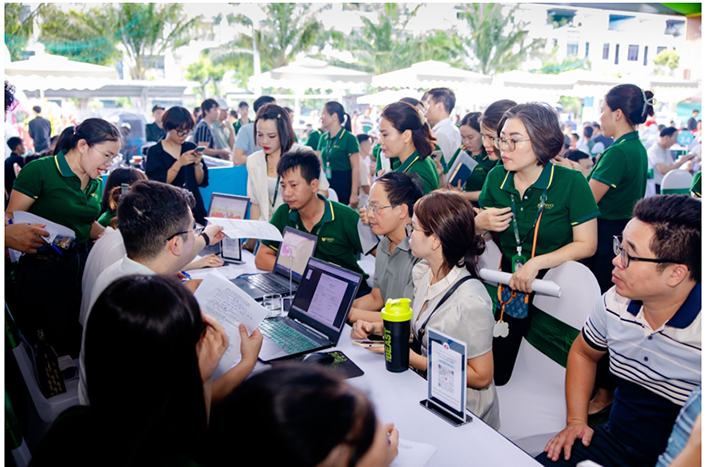 Eco Riverside Hải Phòng chốt 300 căn sau một giờ mở bán - Ảnh 3 Eco Riverside Hải Phòng chốt 300 căn sau một giờ mở bán - Ảnh 3