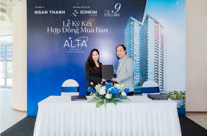 SonKim Land ký hợp đồng mua bán căn hộ Alta Height tại The 9 Stellars - Ảnh 1 SonKim Land ký hợp đồng mua bán căn hộ Alta Height tại The 9 Stellars - Ảnh 1